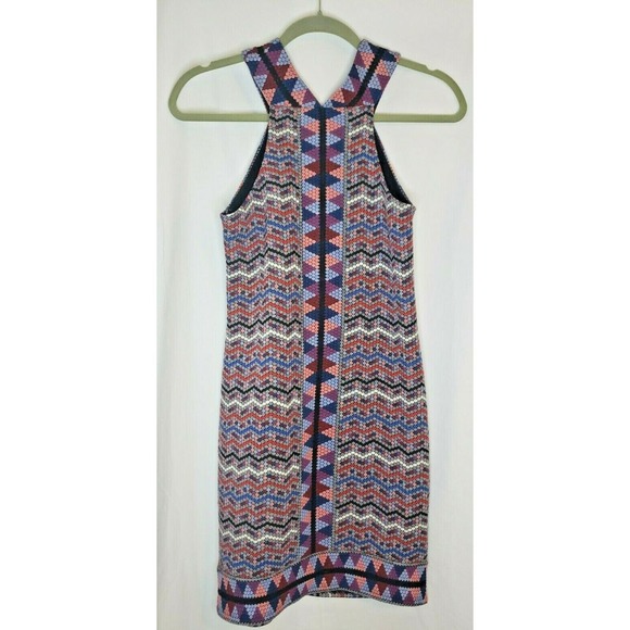 BCBGMAXAZRIA Tesa Jacquard Halter Dress XS - Picture 5 of 6